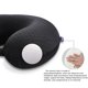 thumbnail image 5 of Almohada cervical Gosider de espuma viscoelástica negra para apoyar el cuello, 5 of 7