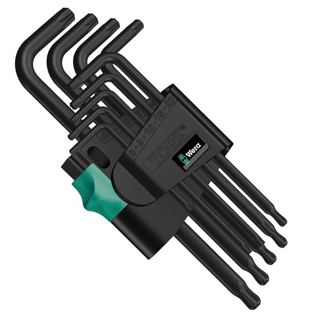 Set 9 Llaves Allen Torx Blacklaser Wera