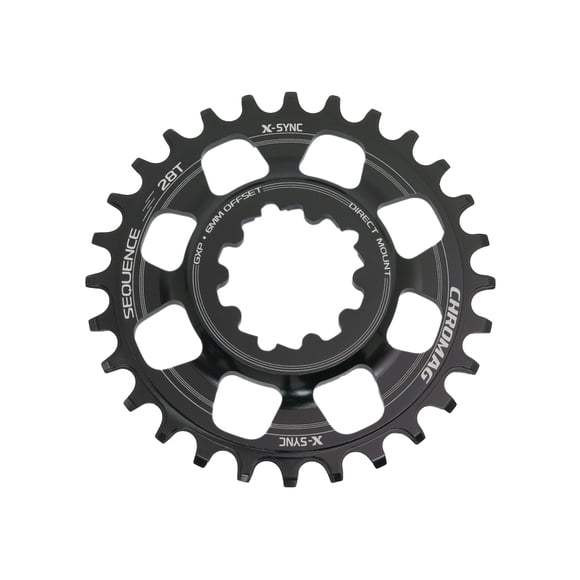 Corona Chromag Sequence X-Sync DM GXP Aluminio Negro 28T
