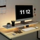 thumbnail image 1 of Soporte para monitor LA QUEENIE de madera y acrílico con luz LED, 1 of 3