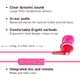 thumbnail image 2 of Auriculares con cable Panasonic ErgoFit RP-TCM125-P con micrófono rosa, 2 of 7