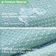 thumbnail image 4 of Cortina de ducha Dynamene Long Waffle Weave, 200 x 180 cm, color verde azulado, 4 of 6