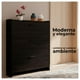 thumbnail image 3 of Mueble Zapatero Organizador Estante para Zapatos VTRIN negro Tamano Unico, 3 of 6