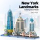 thumbnail image 3 of Bloques de construcción APENGBAOL Skyline de Nueva York con 3262 piezas, 3 of 7