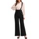 thumbnail image 2 of INSPIRE CHIC Mono para Mujer con Tirantes Ajustables y Pierna Ancha, Peto Enterizo S Negro, 2 of 6