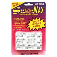 Adhesivo Reutilizable Stikkiwax, Paquete De 12 Unidades, De Stikkiworks