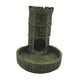 thumbnail image 1 of Torre De Dados Con Bandeja Para Pared Con Diseño De Castillo, Bandeja Para Tirar Dados Tallada Para Regalo De Cumpleaños, Color Amarillo Y Verde, 1 of 5