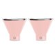 thumbnail image 1 of Juego de 2 unidades con forma de zorro de nieve Martini Glass, 240 ml, con aislamiento al vacío, color rosa, 1 of 6