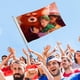 thumbnail image 4 of Red Bandera impresa con temática, regalo perfecto para fanáticos, amigos y familiares, y adecuada para actividades al aire libre e interiores, decoraciones de fiesta. 120*180CM, 4 of 6