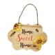 thumbnail image 3 of Placa De Madera De Moda Vintage, Estampado De Flores De Abeja, Puerta Delantera, Ventana, Cartel De Madera, Dulce Hogar, 3 of 5