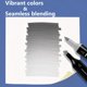 thumbnail image 5 of Marcadores Arhomet Pack de 6 gris de punta dual a base de alcohol, 5 of 7