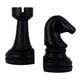 thumbnail image 5 of Juego de 2 sujetalibros de ajedrez, divisores de tapones negros, estatua de resina, sujetalibros para libros pesados, decoración única para decoración, 5 of 5