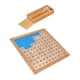 thumbnail image 1 of Tablero de matemáticas de madera, juguete para contar cien tableros, ejercicio, pensamiento lógico, juguete de madera, cien tableros para niños, niñas, 1 of 5