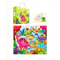 Genérico - Puzzle Para Niños De 4 A 5Años De Edad De 60 Piezas Dinosaurio 44Cm X 31Cm