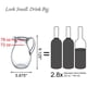 thumbnail image 3 of Jarra de plástico Amazing Abby Bubbly, 1,9 L, sin BPA, transparente, 3 of 8