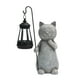 thumbnail image 2 of Estatua De Gato Para Exteriores, Luz Solar, Bonita Estatua De Jardín, Luz Para Casa, 9,5 X 11 X 26 Cm, 2 of 3