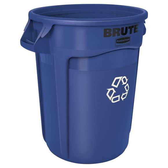 Bote de basura Rubbermaid Commercial Products BRUTE 75L azul