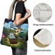 thumbnail image 3 of Lupi & Baduki Bolso de tela con estampado de lienzo para mujer, bolsa de compras reutilizable y estética, con cremallera interior, regalo para mujer,38*45cm., 3 of 6