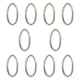thumbnail image 4 of 10x Mosquetones Ovalados Con Resorte Para Llaveros, Hebillas Para Hacer Bolsos, Senderismo, Color Plateado, 4 of 5