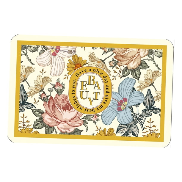 Almohadilla de Drenaje Absorbente para Cocina, Mantel Individual Fácil de Limpiar, Alfombrilla de Secado de Platos de Secado Rápido, Almohadilla de Dr Amarillo