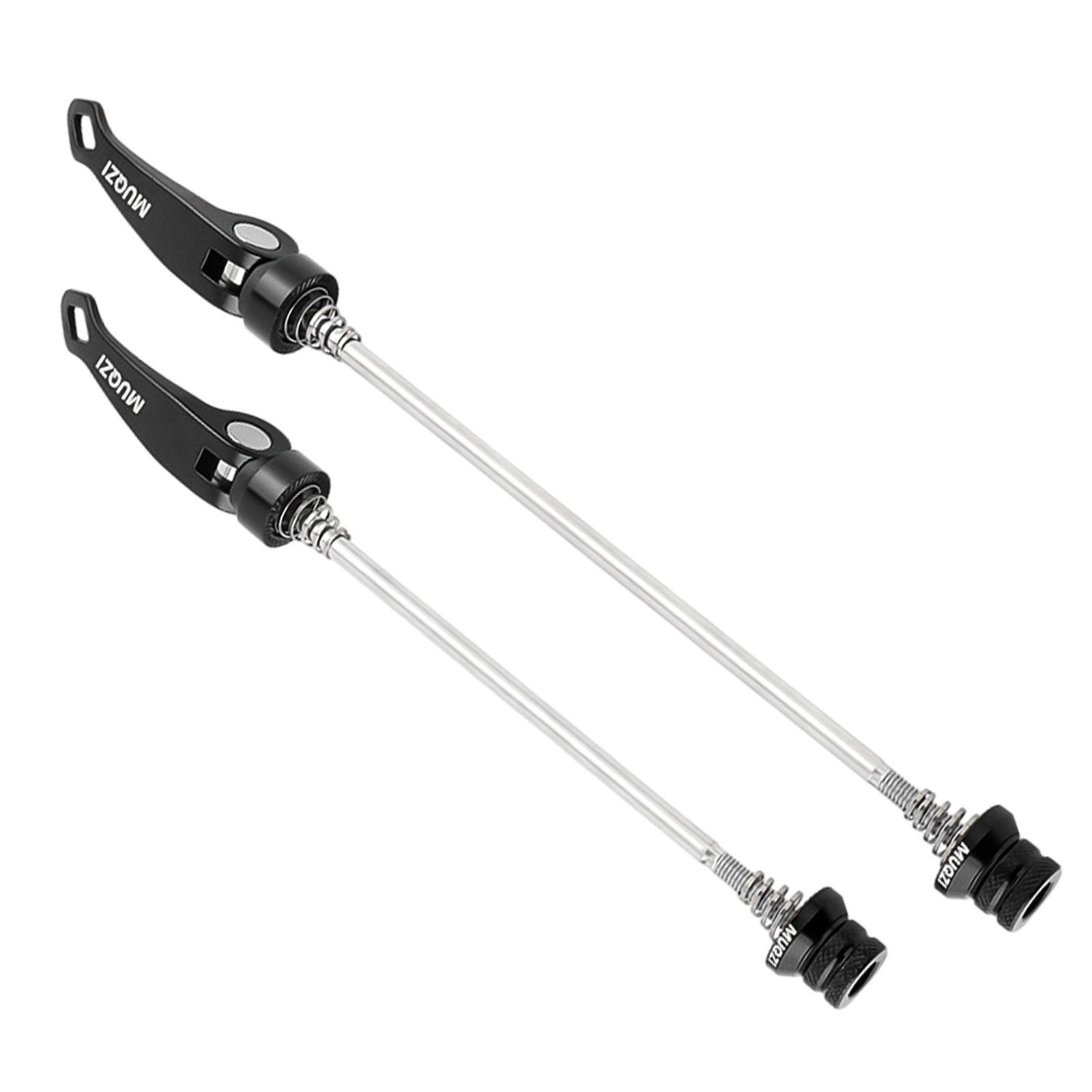 Magideal - Juego De Brochetas Para Bicicleta, Perno De Clip De Repuesto Para Eje De Bicicleta, Brochetas Para Rueda De Bicicleta, Brocheta De Liberación Rápida Negro