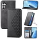 thumbnail image 1 of Funda Flip FOXDOCK para Samsung Galaxy M35 , Estilo Billetera con Diseño Rombo, Correa de Mano y Soporte, Uso Diario, 1 of 6