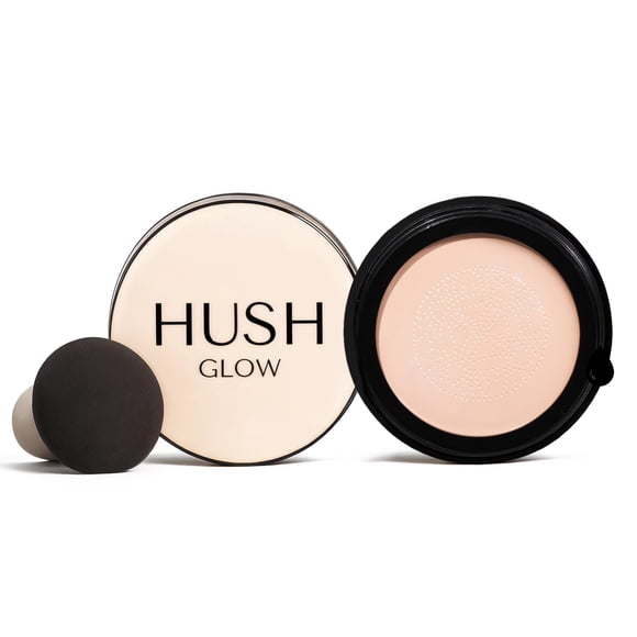 Base en cushion Hush Glow SPF 30 con ácido hialurónico