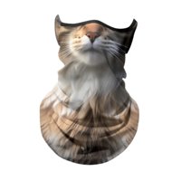 Ioensy - Bandana Mascarilla Transpirable Cara Cubierta Bufanda Verano Hielo Enfriamiento Cuello Polaina Gato
