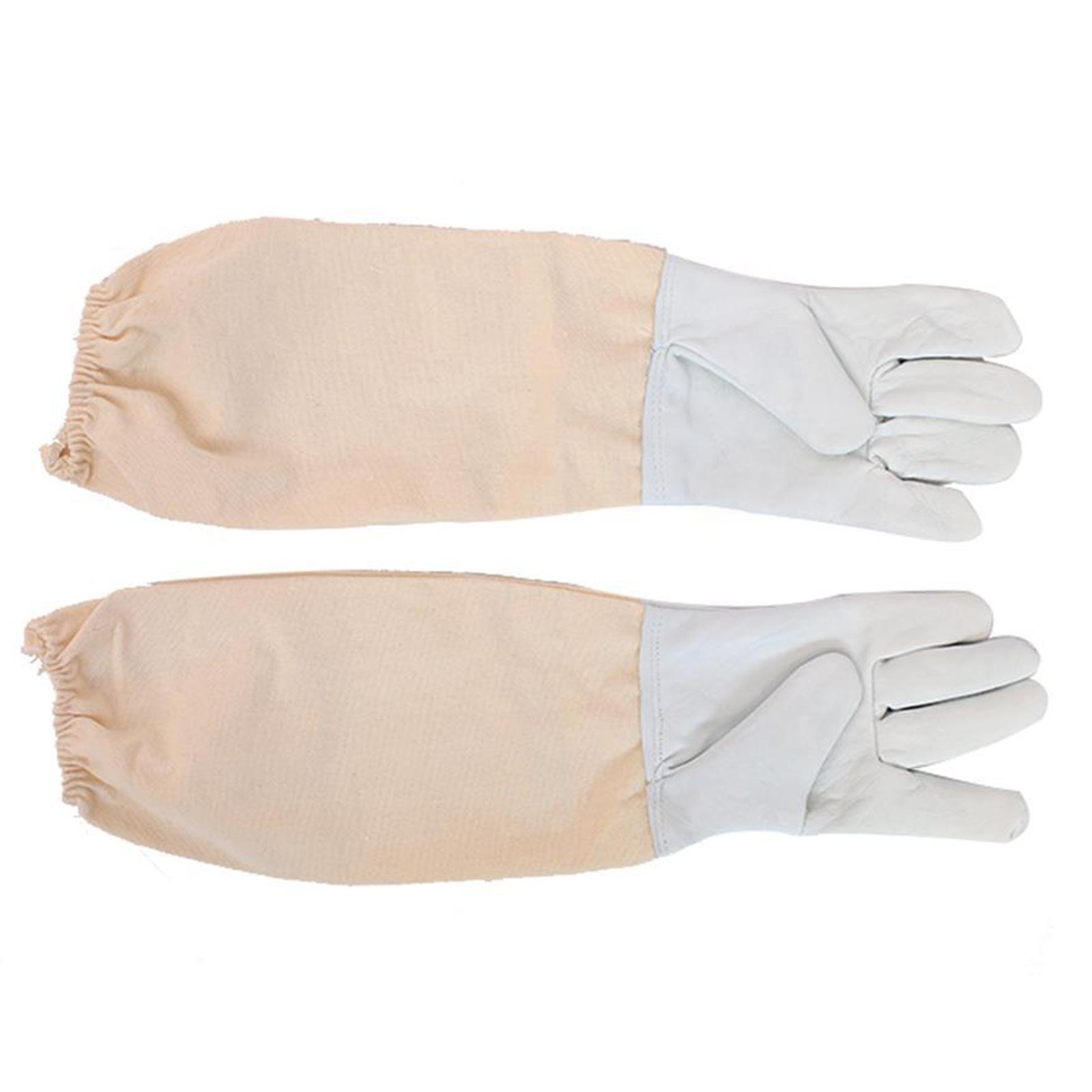 Ioensy - Guantes De Apicultura Guantes Ventilados Con Protección De Apicultor Para Trabajos En El Jardín Adultos Hombres Xl