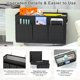 thumbnail image 3 of Organizador de mesita de noche Bedside Caddy Edudif de doble uso, negro, 3 of 7