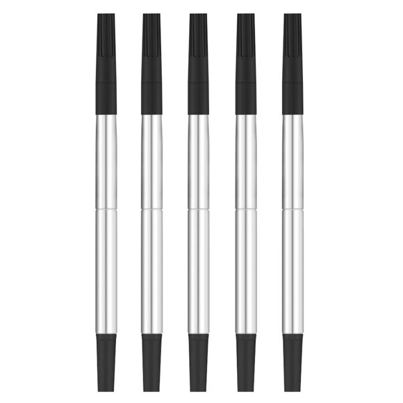 Recargas DUNBONG de 5 unidades 0,5 mm negro – estilo Parker