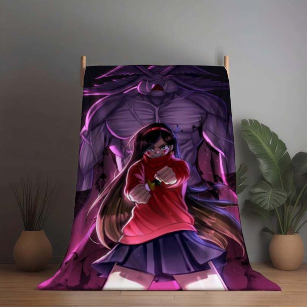 Black-Haired Girl Themed Bedding Set Soft and Comfortable for All Seasons Ideal for Home and Bedroom Use
