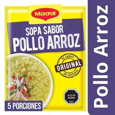 Sopa Sabor Pollo Con Arroz (5 Porciones) Sobre 70 G Maggi