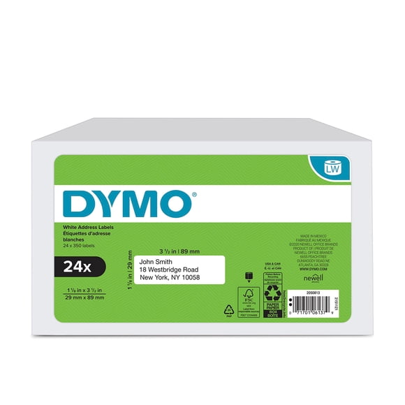 Etiquetas de direcciones DYMO LW para impresoras LabelWriter 8400 etiquetas