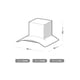 thumbnail image 2 of Campana Cocina Albin Trotter Bogen Touch 60 cm Inox/Vidrio, 2 of 8