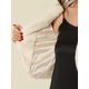 thumbnail image 5 of INSPIRE CHIC Chaqueta corta de mujer de piel sintética con mangas largas y frente abierto Beige XL, 5 of 6