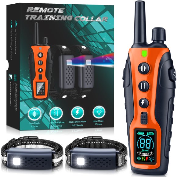 Collar Eléctrico para Perros Nikketta para 2 Perros 4500FT Ajustable