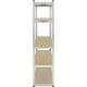 thumbnail image 3 of Estante Anaquel Organizador Metalico 5 Niveles 180x39x89 Cm Color Gris, 3 of 6