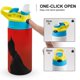 thumbnail image 4 of 28 Años Después Botella de Agua con Tapa Pop Top de Un Toque, Acero Inoxidable, a Prueba de Fugas, para Deportes, Botella Infantil azul 12 oz, 4 of 6