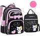 thumbnail image 1 of New Korean Primary PU leather School Bag 2020 Fashion Cute Girls With Cute Cat Orthopaedic Waterproof Backpack, 1 of 3