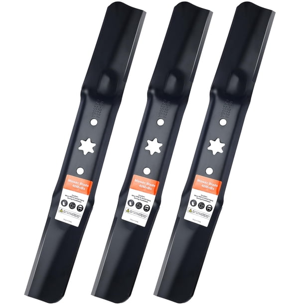 Cuchillas para cortacésped Grasscool ZT1 de 54" con orificio estrella de 6 puntas y alto levantamiento
