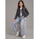 thumbnail image 2 of Chaqueta Jeans Con Brillo Ni a Mezclilla Strass Corta, 2 of 3