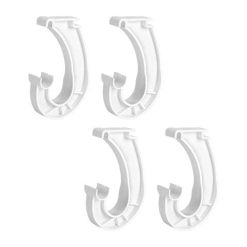 Magideal - Set De 4 Soportes Para Organizar Tu Guardarropa , Blanco