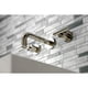 thumbnail image 5 of Grifo de baño Kingston Brass Manhattan, montaje en pared, níquel pulido, 5 of 7