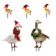 thumbnail image 2 of 5 Estatuas De Pato Navide?o De Hierro Para Jardín Para Patio Estilo Granja B, 2 of 5