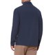 thumbnail image 3 of Camiseta Polo de Manga Larga con Bloque de Color y Cremallera Cuarto para Hombre L Azul Marino, 3 of 6