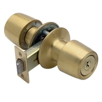 Poli - Cerradura Tubular Pomo Urbano Oficina/Dormitorio Bronce