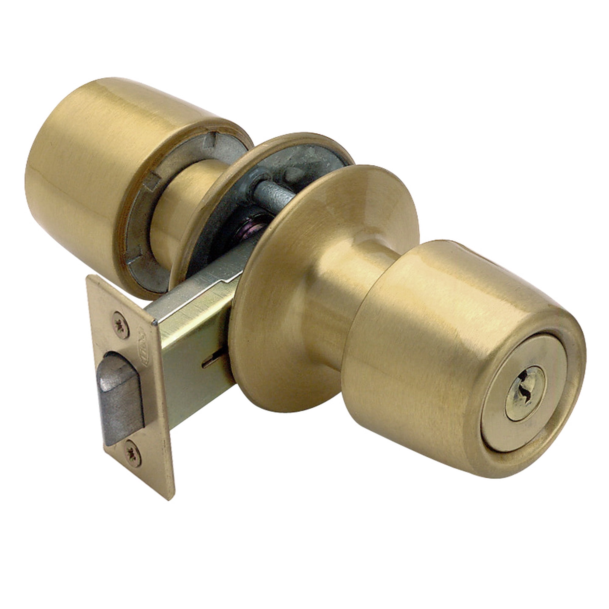 Poli - Cerradura Tubular Pomo Urbano Oficina/dormitorio Bronce