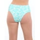 thumbnail image 3 of Bikini calzón tanga drapeado estampado verde Talla XL, 3 of 4