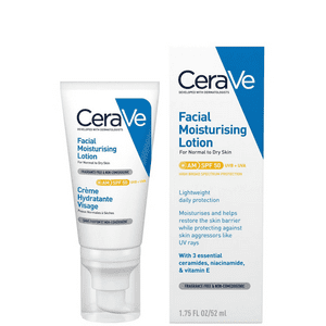 Cerave - Loción Hidratante Facial Con Factor De Protección 50 Para Pieles Normales A Secas